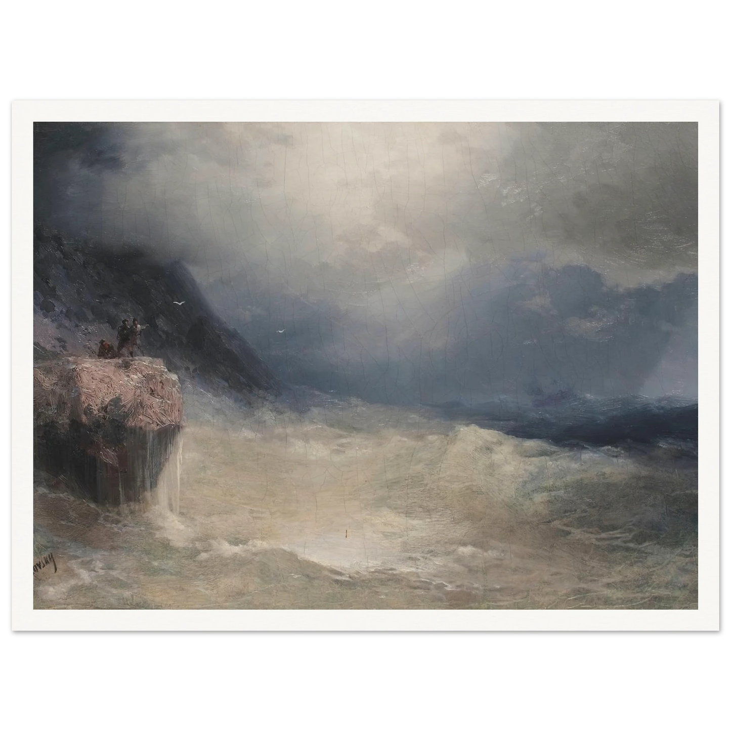 The Survivor Art Print | Ivan Konstantinovich Aivazovsky-Quipham Collections