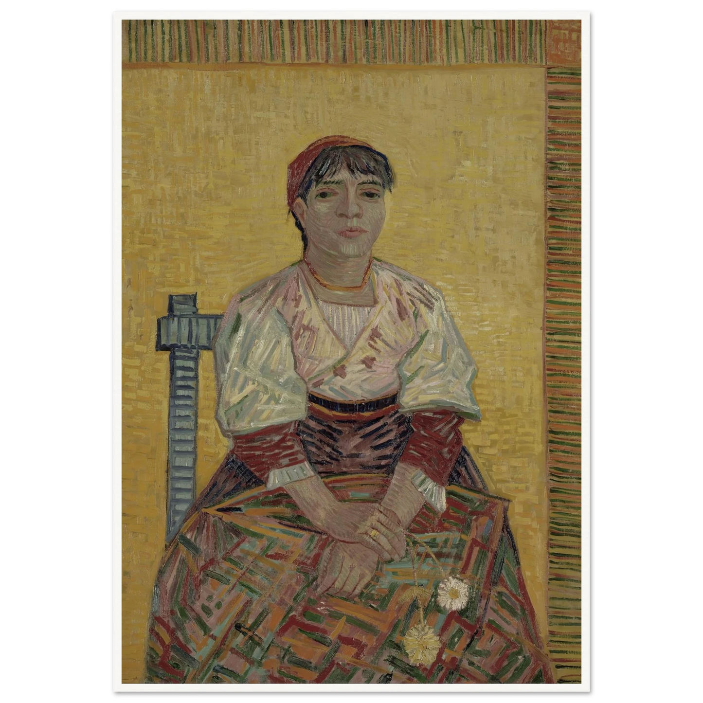 The Italian Woman (1887) Art Print | Vincent van Gogh-Quipham Collections