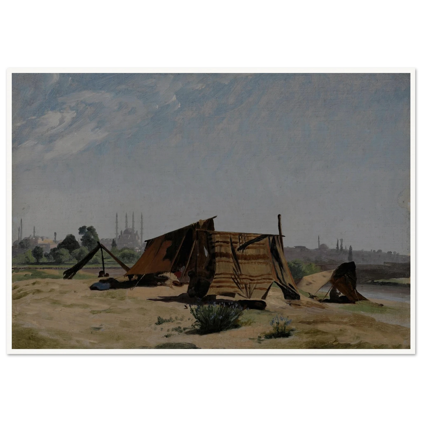 An Encampment before Constantinople Art Print | Jean Leon Gerome-Quipham Collections