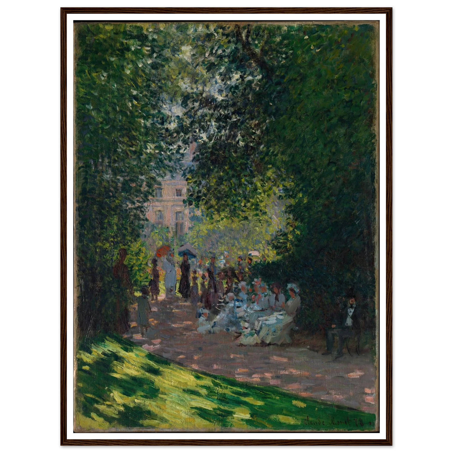 The Parc Monceau (1878) Art Print | Claude Monet-Quipham Collections