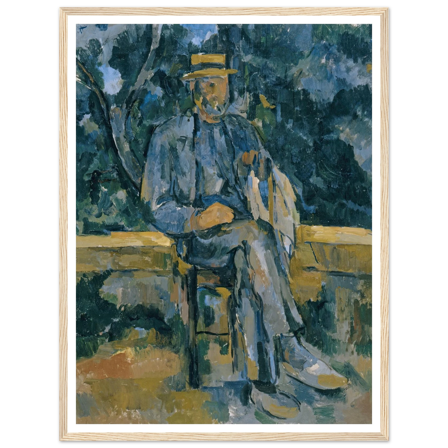 Portrait of Peasant (from 1905 until 1906) Art Print | Paul Cezanne-Quipham Collections