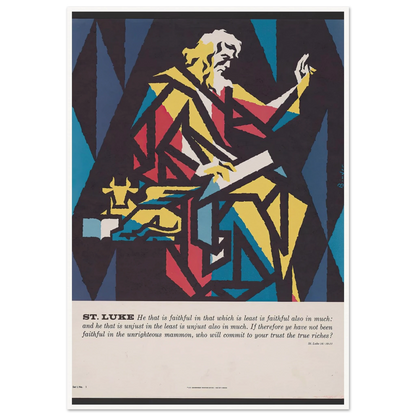 St. Luke (1962) Art Print | Joseph Binder-Quipham Collections