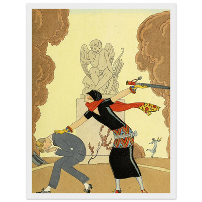 Falbalas et fanfreluches, La Colère (1925) Art Print | George Barbier-Quipham Collections