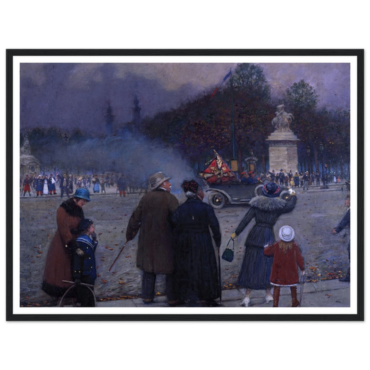 Drapeau allemand porté aux Invalides (1914) Art Print | Jean Beraud-Quipham Collections