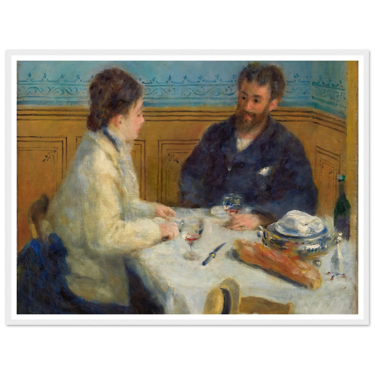 Luncheon (Le Déjeuner) (1875) Art Print | Pierre Auguste Renoir-Quipham Collections