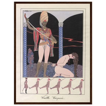 Vieille Turquie (L’exécution) (1915) Art Print | George Barbier-Quipham Collections