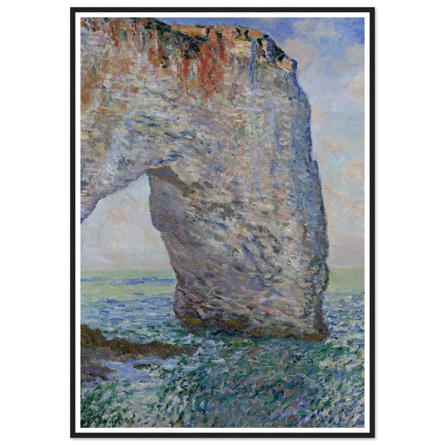The Manneporte near Étretat (1886) Art Print | Claude Monet-Quipham Collections