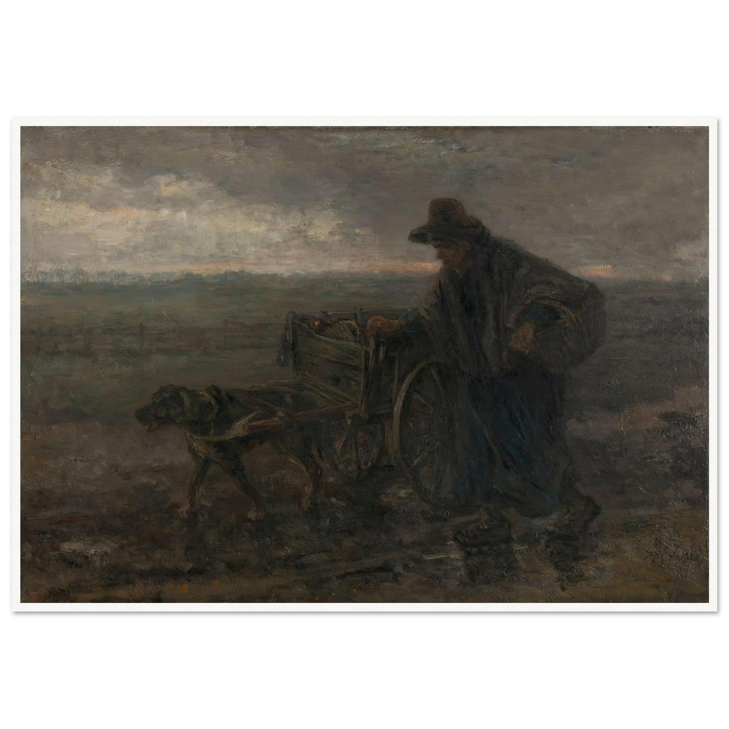 On Country Roads and Fields (1892) Art Print | Jozef Israels-Quipham Collections