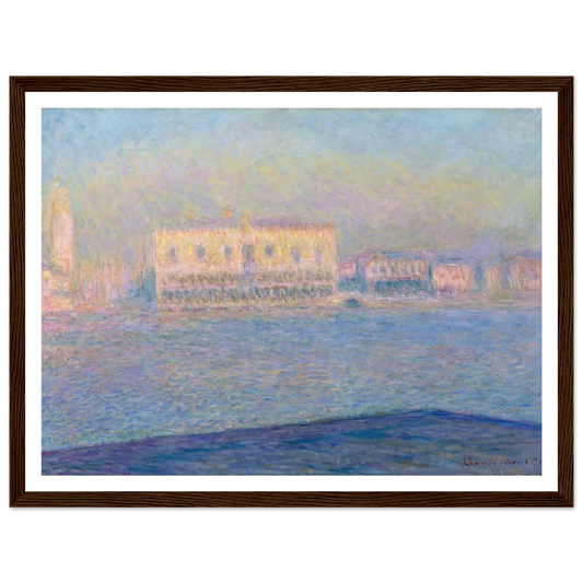 The Doge’s Palace Seen from San Giorgio Maggiore (1908) Art Print | Claude Monet-Quipham Collections