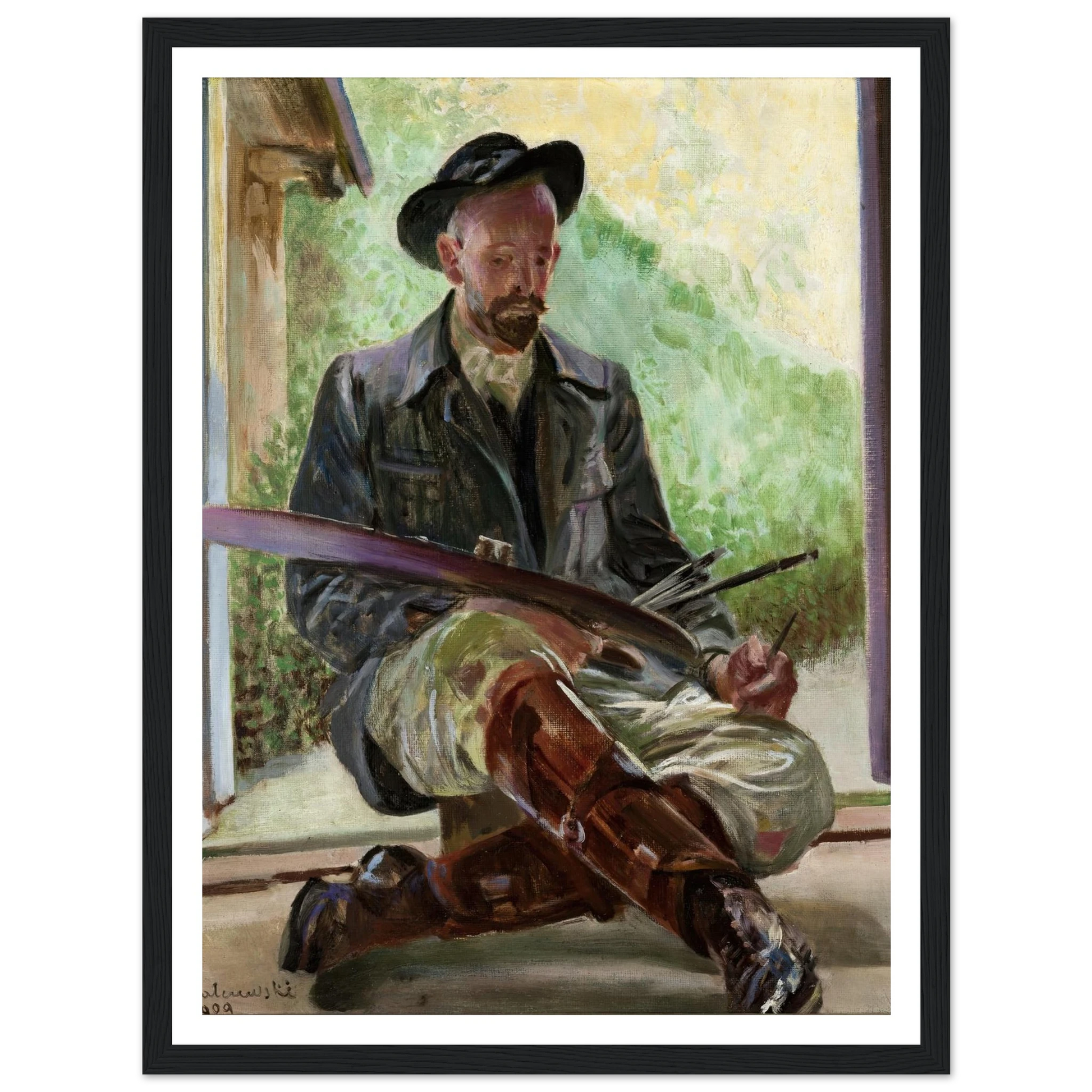 My Models – Triptych (Central Part) (1909) Art Print | Jacek Malczewski-Quipham Collections