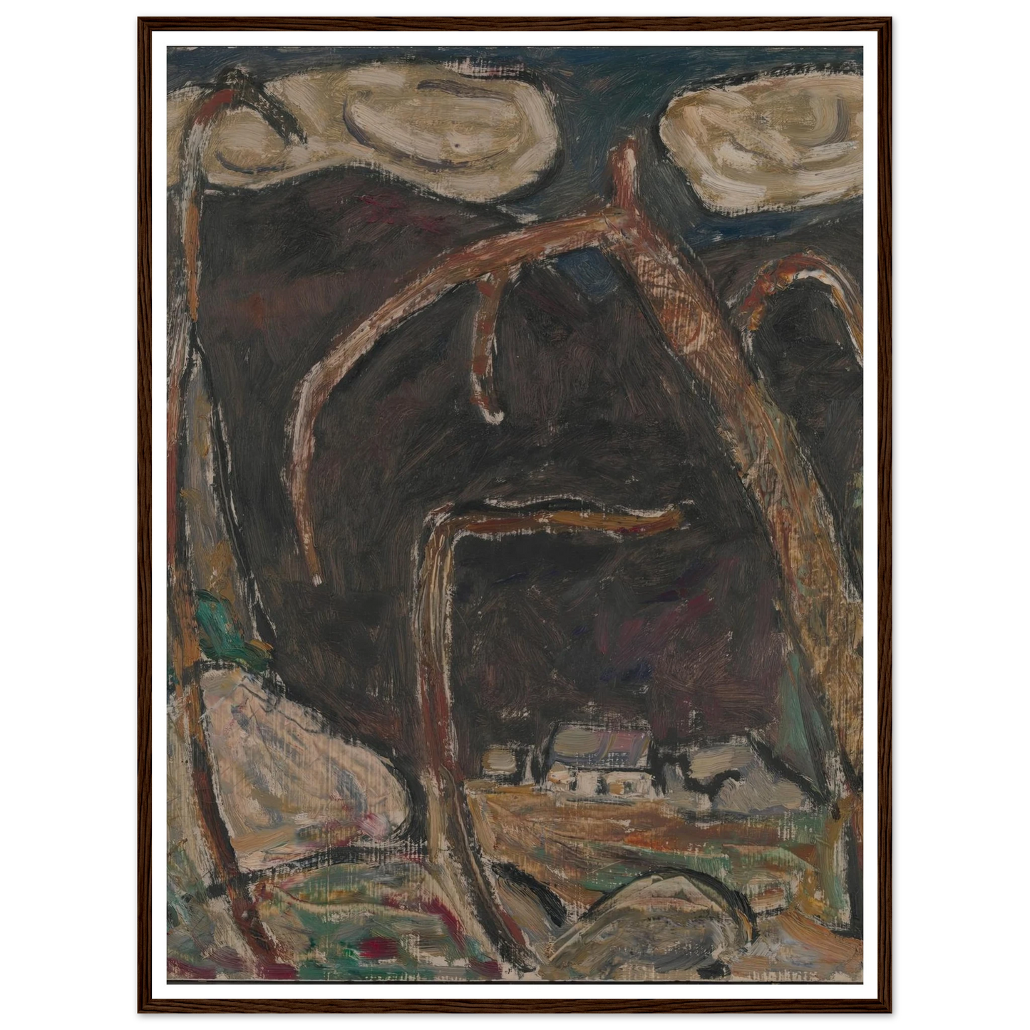 The Dark Mountain, No. 1 (1909) Art Print | Marsden Hartley-Quipham Collections