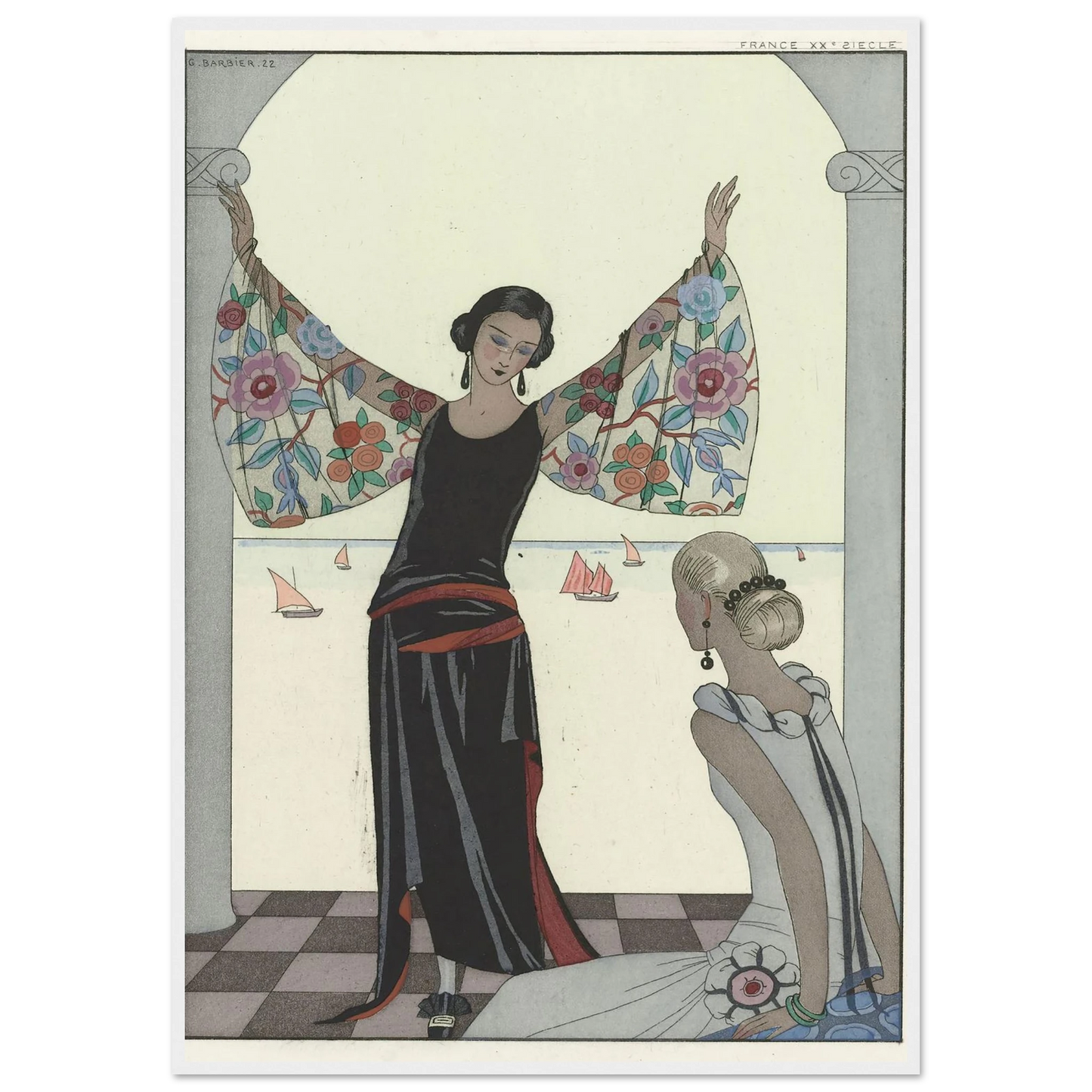 Voici mes ailes ! (1922) Art Print | George Barbier-Quipham Collections