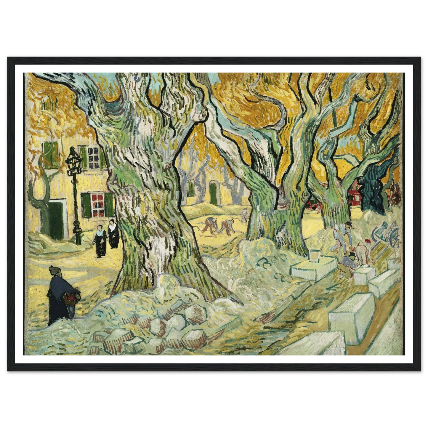The Road Menders Art Print | Vincent van Gogh-Quipham Collections