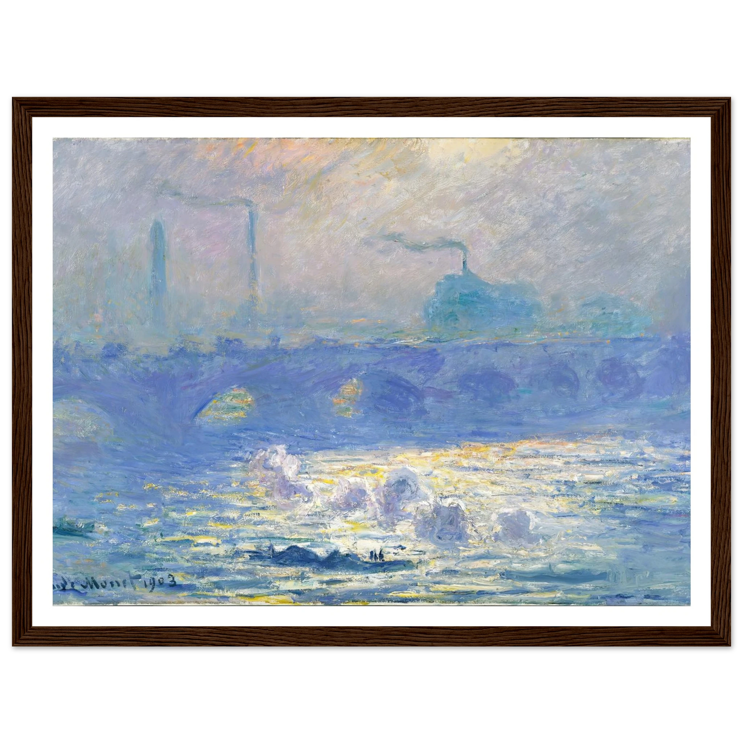Waterloo Bridge (1903) Art Print | Claude Monet-Quipham Collections