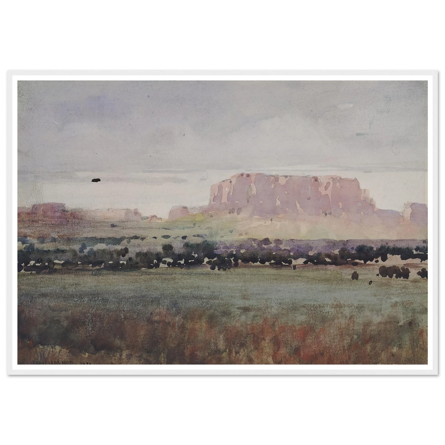 In The Plateau Country, Colorado (1931) Art Print | William Henry Holmes-Quipham Collections