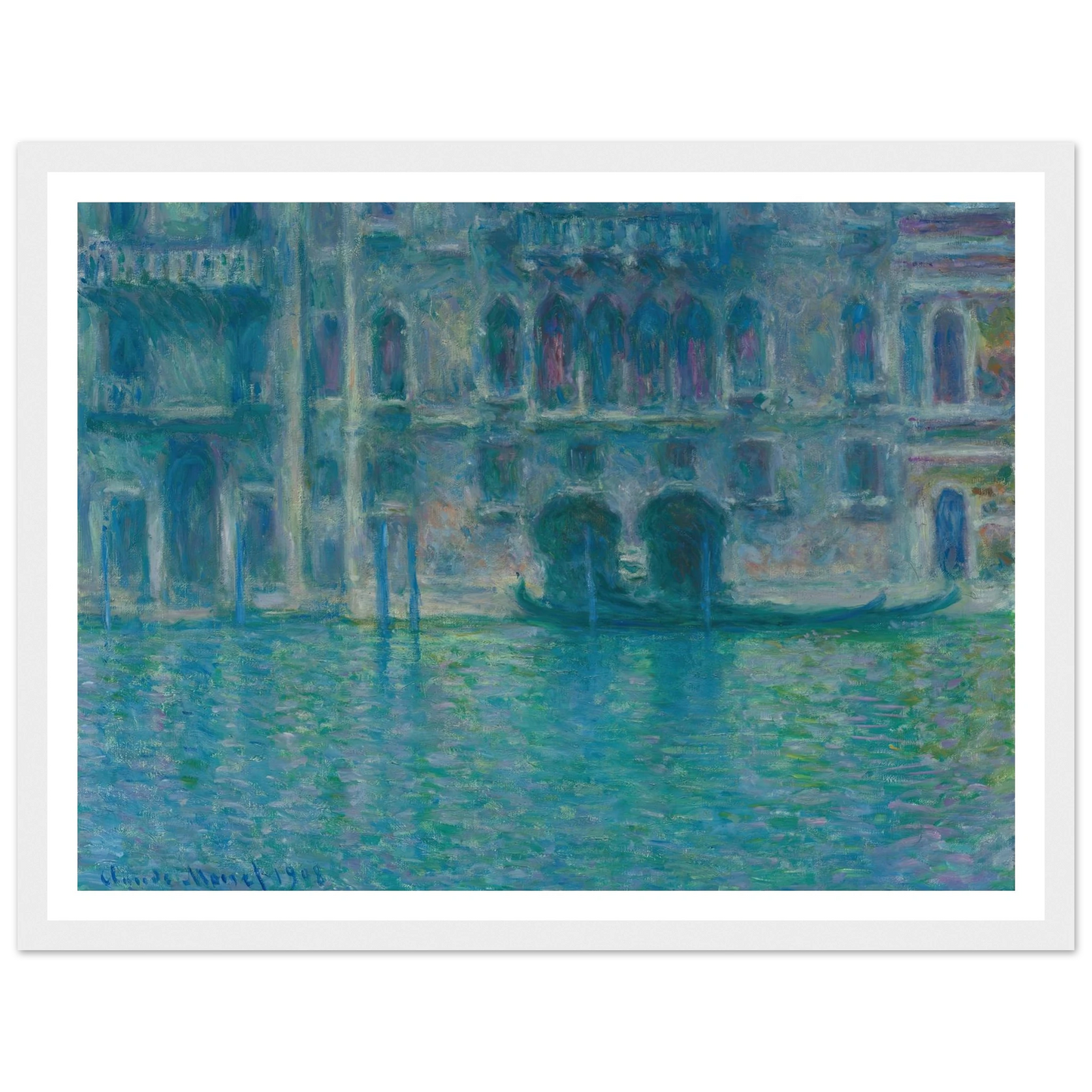 Palazzo da Mula, Venice (1908) Art Print | Claude Monet-Quipham Collections