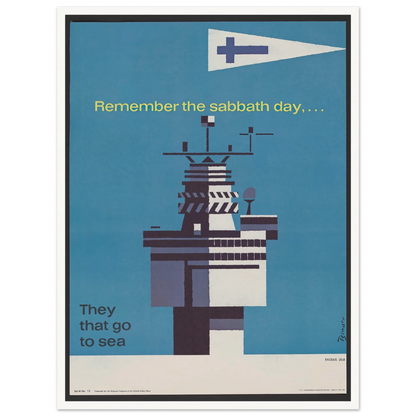 Remember the sabbath day (1963) Art Print | Joseph Binder-Quipham Collections