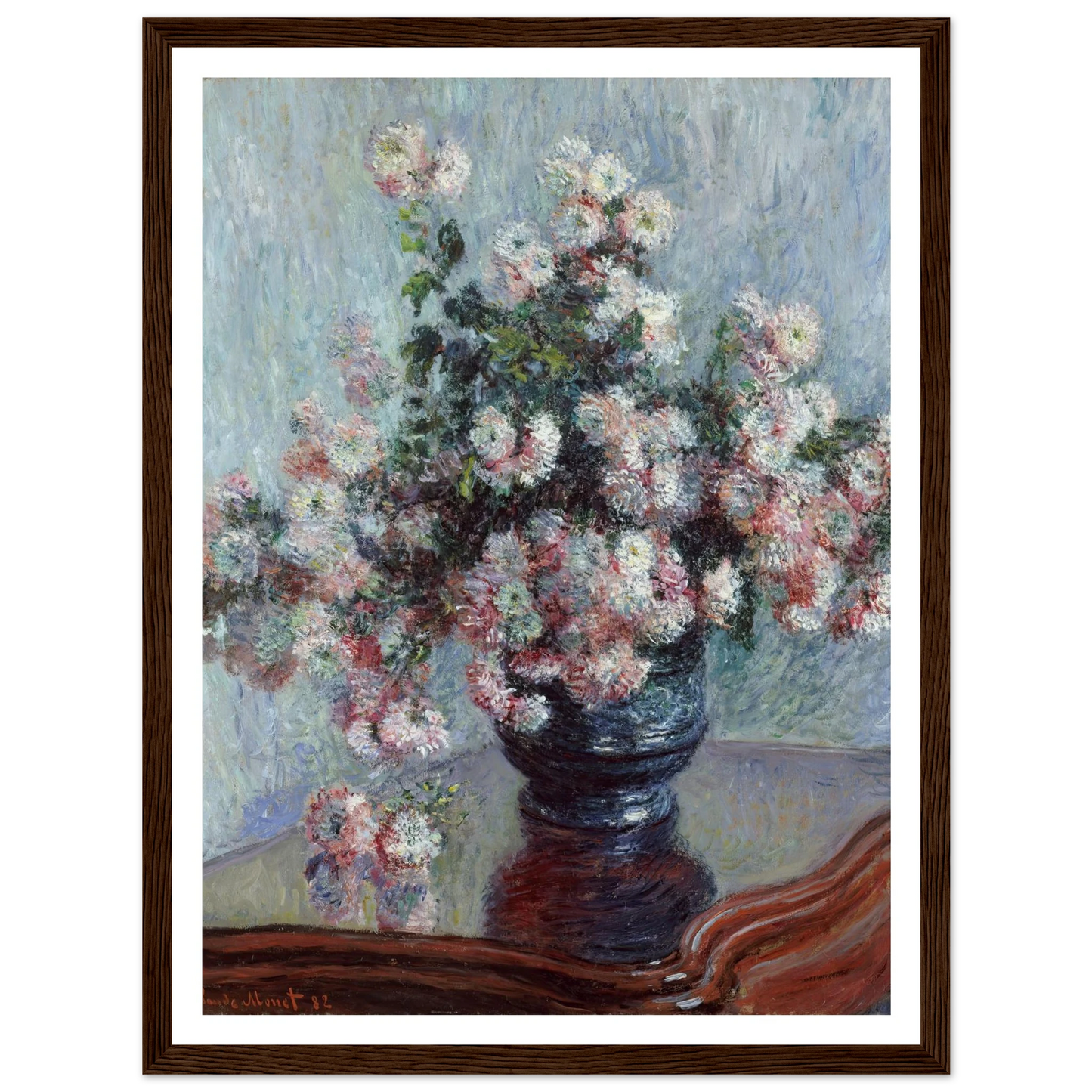 Chrysanthemums (1882) Art Print | Claude Monet-Quipham Collections