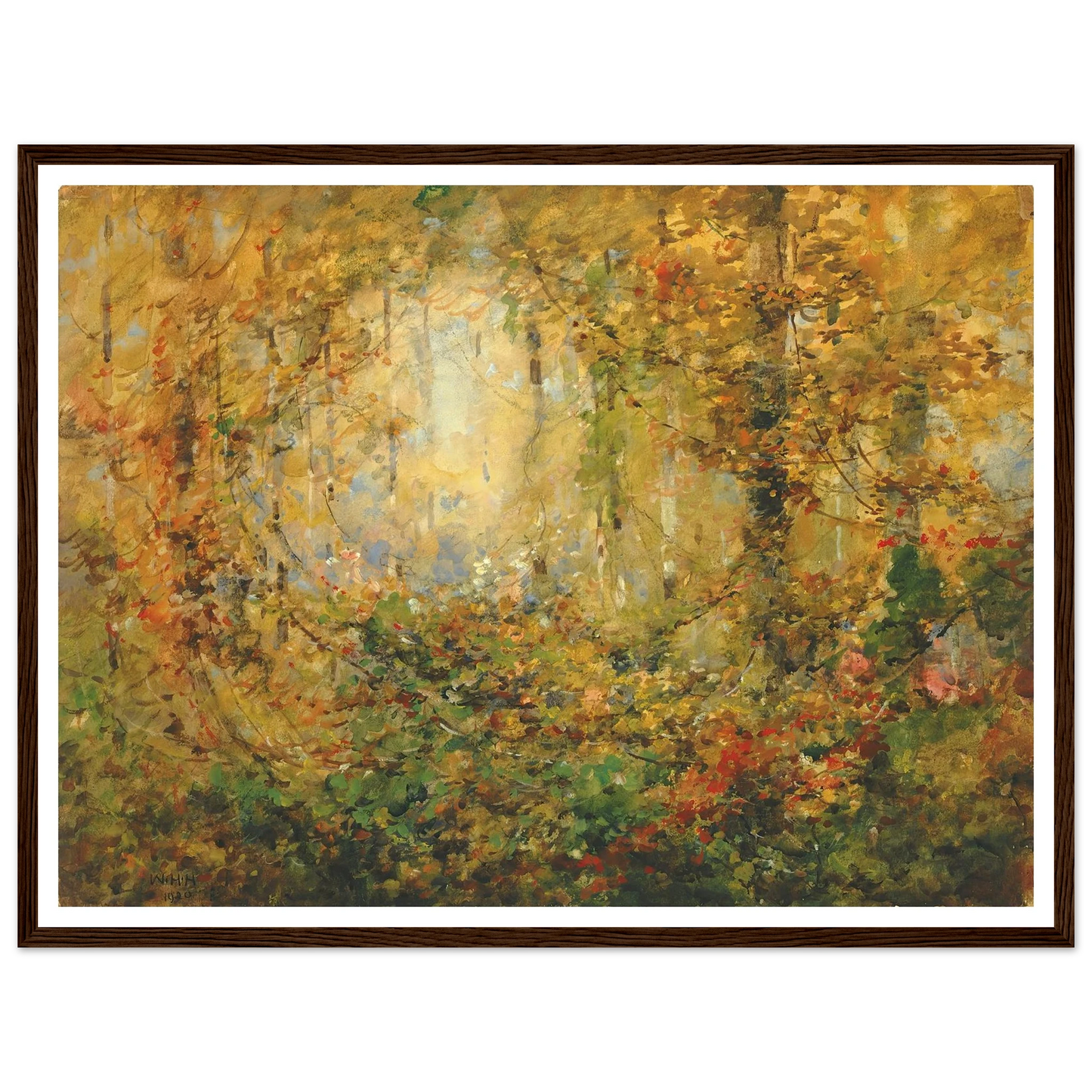 Autumn Tangle (1920) Art Print | William Henry Holmes-Quipham Collections