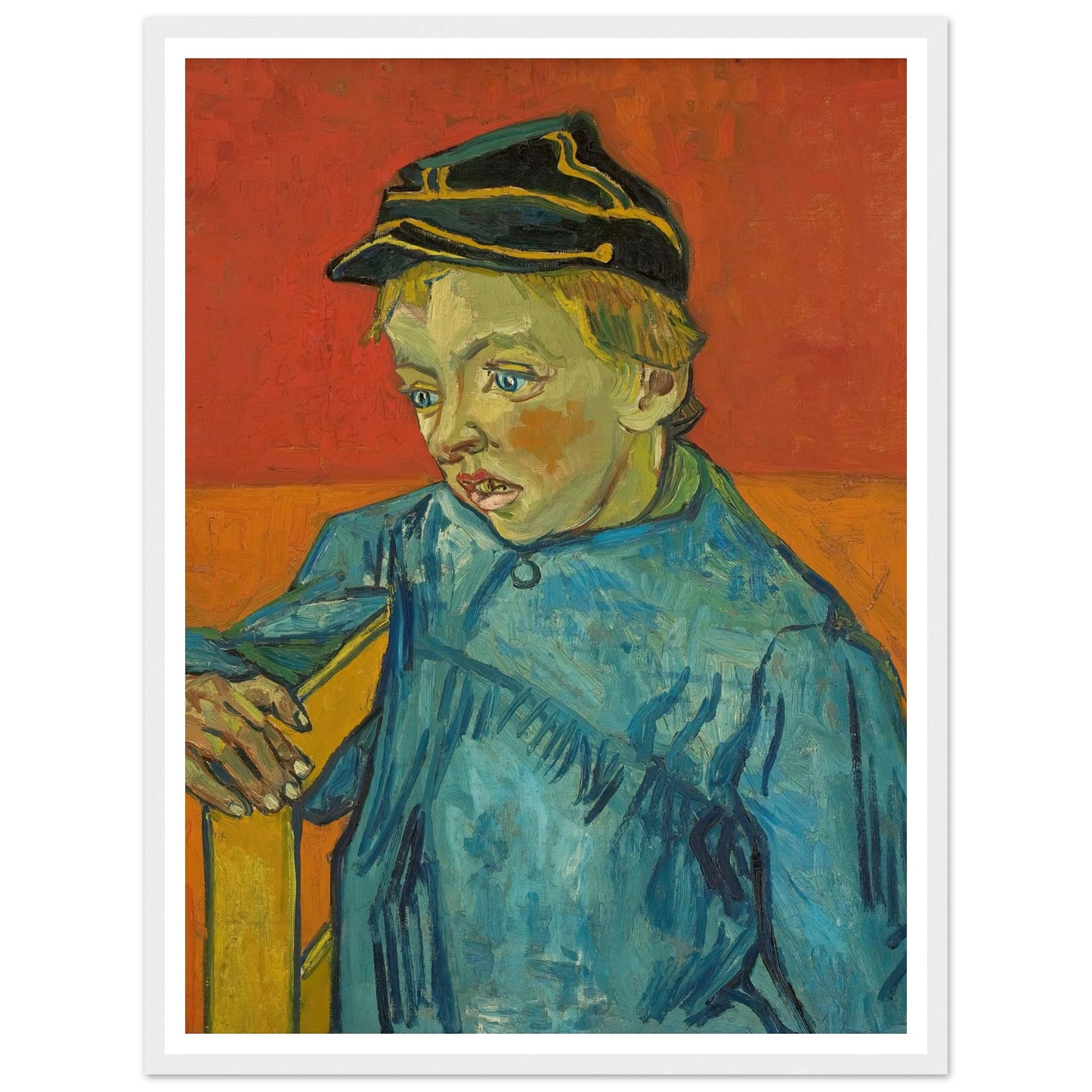 The Schoolboy (Camille Roulin) (1888) Art Print | Vincent van Gogh-Quipham Collections