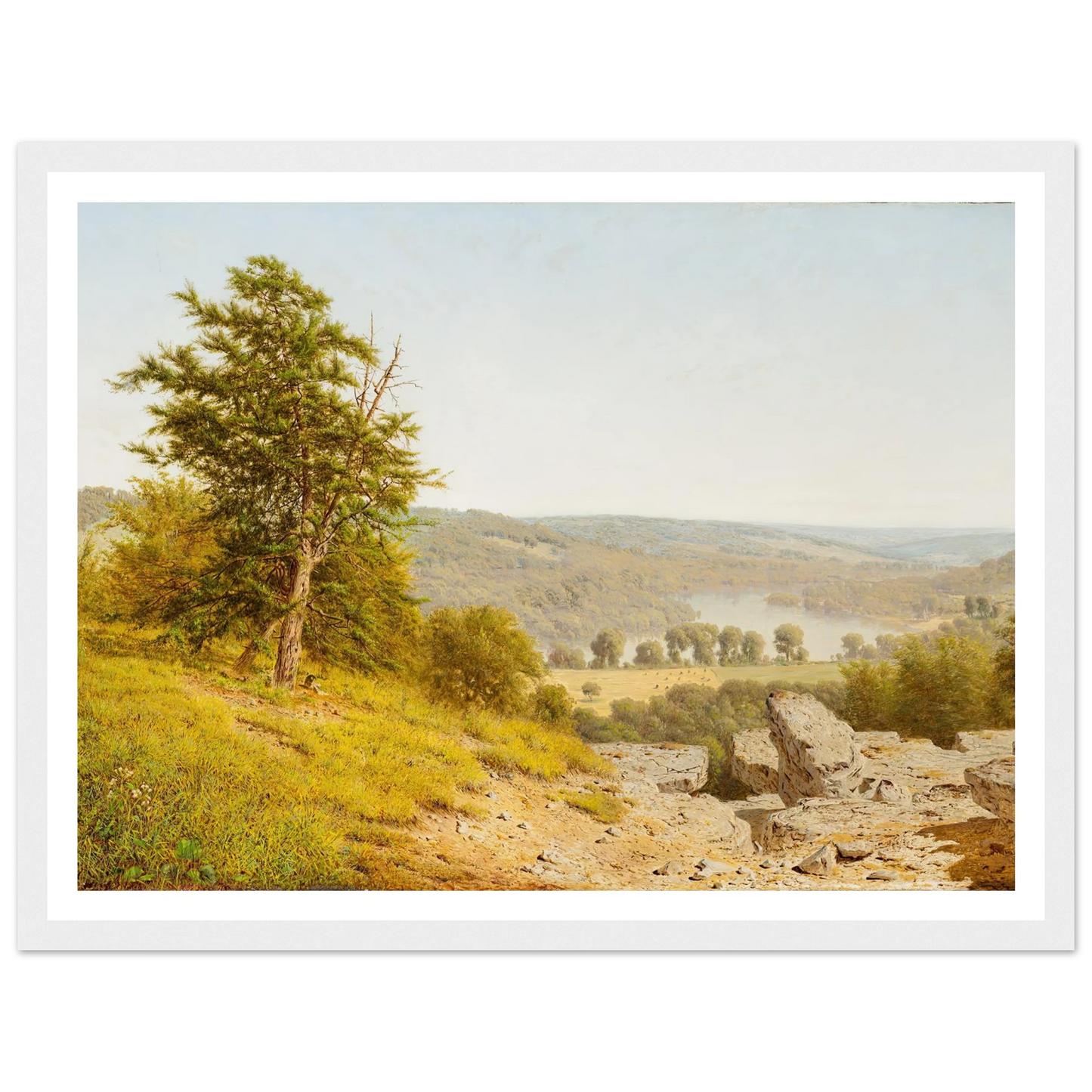 Landscape (1865) Art Print | Alexander Helwig Wyant-Quipham Collections