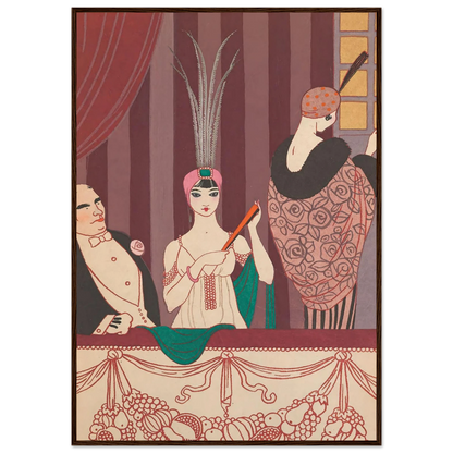 La Loge (1914) Art Print | George Barbier-Quipham Collections