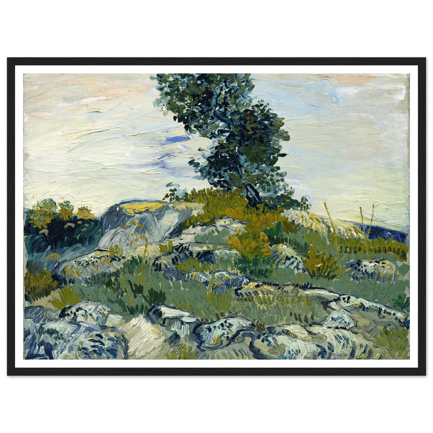 The Rocks Art Print | Vincent van Gogh-Quipham Collections