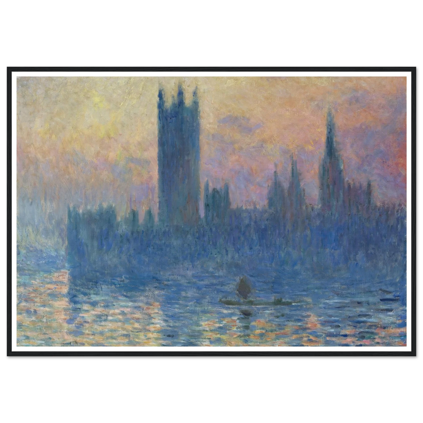 The Houses of Parliament,Sunset (1903) Art Print | Claude Monet-Quipham Collections