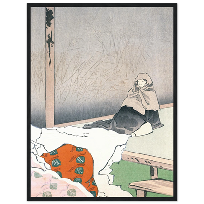 The Dancer Hotoke Gozen at Giōji (1897) Art Print | Kobayashi Kiyochika-Quipham Collections
