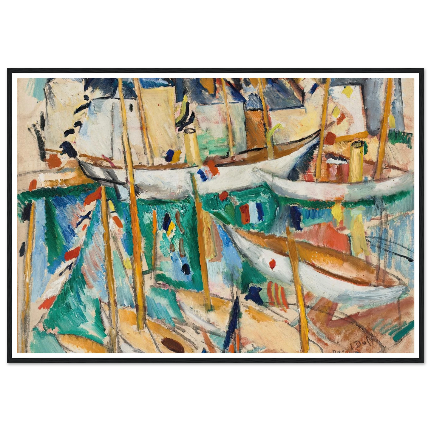 Les Bateaux (1909-1910) Art Print | Raoul Dufy-Quipham Collections