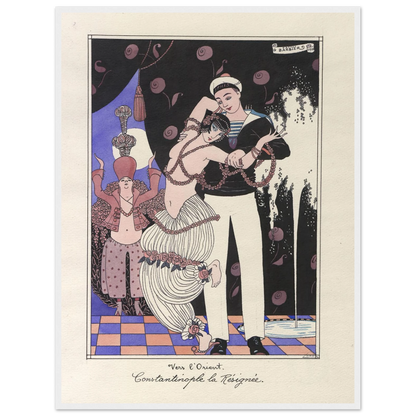 Vers l’Orient. Constantinople la Résignée (1915) Art Print | George Barbier-Quipham Collections