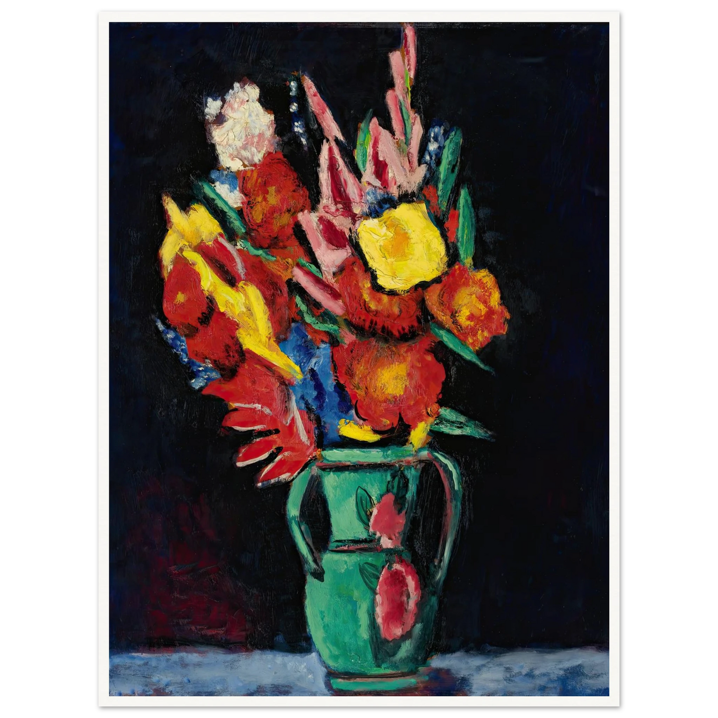 Still Life With Flowers Art Print | Marsden Hartley-Quipham Collections