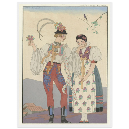 Le Coq du Village (1921) Art Print | George Barbier-Quipham Collections