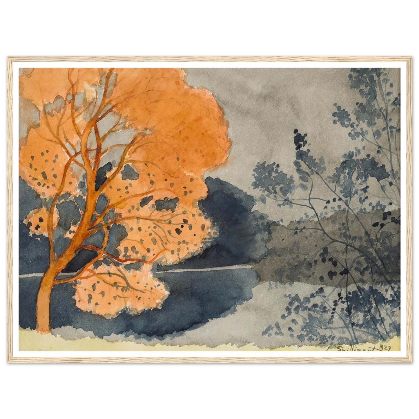 Etang en automne Art Print | Leon Spilliaert-Quipham Collections