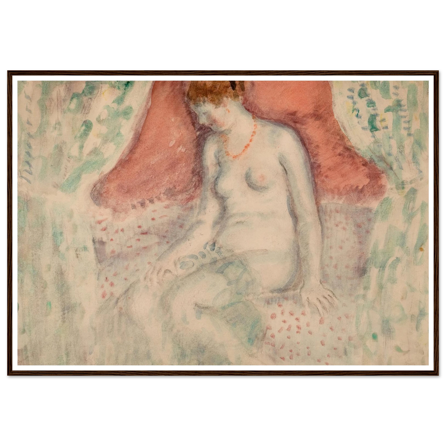 Nude (1920) Art Print | Frederick Carl Frieseke-Quipham Collections