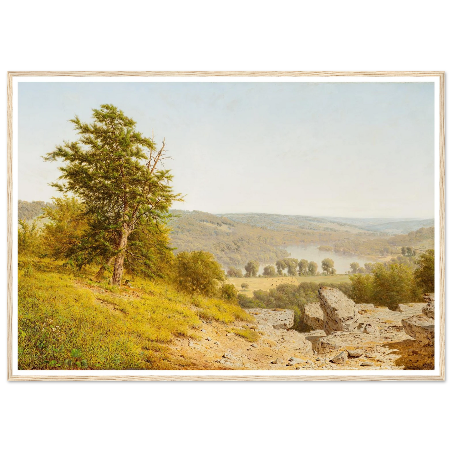 Landscape (1865) Art Print | Alexander Helwig Wyant-Quipham Collections