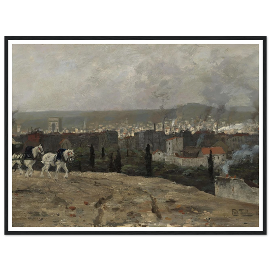 Parisian View (1879) Art Print | Frits Thaulow-Quipham Collections