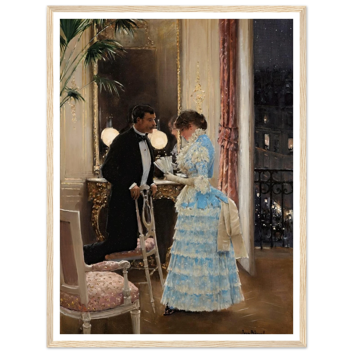 La Conversation Art Print | Jean Beraud-Quipham Collections