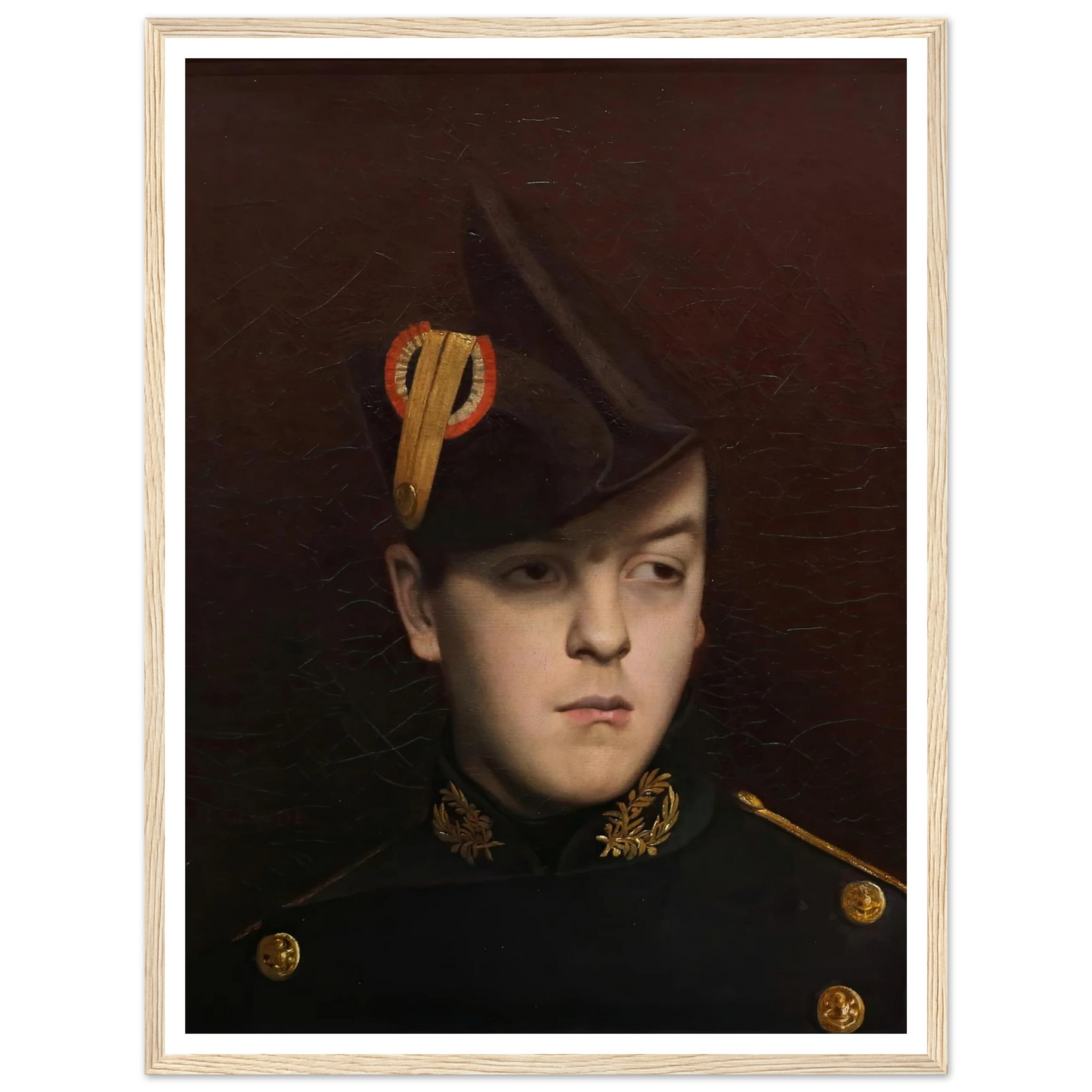 Portrait of Armand Gérome Art Print | Jean Leon Gerome-Quipham Collections
