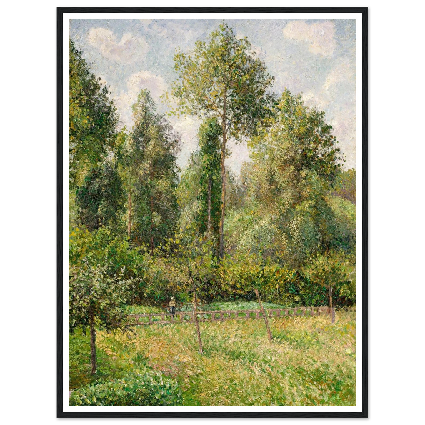 Poplars, Éragny (1895) Art Print | Camille Pissarro-Quipham Collections