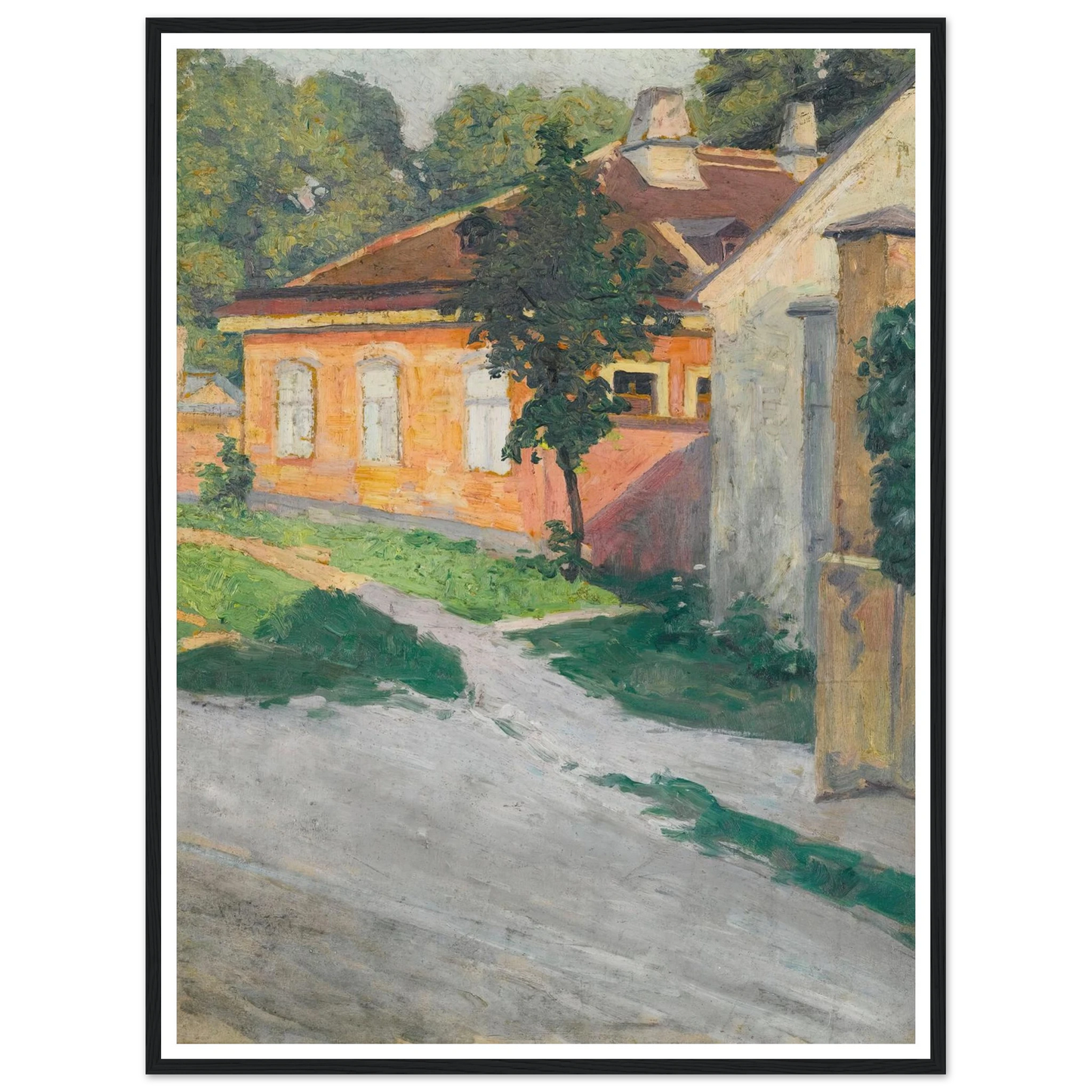 Haus In Hütteldorf (House In Hütteldorf) (1907) Art Print | Egon Schiele-Quipham Collections