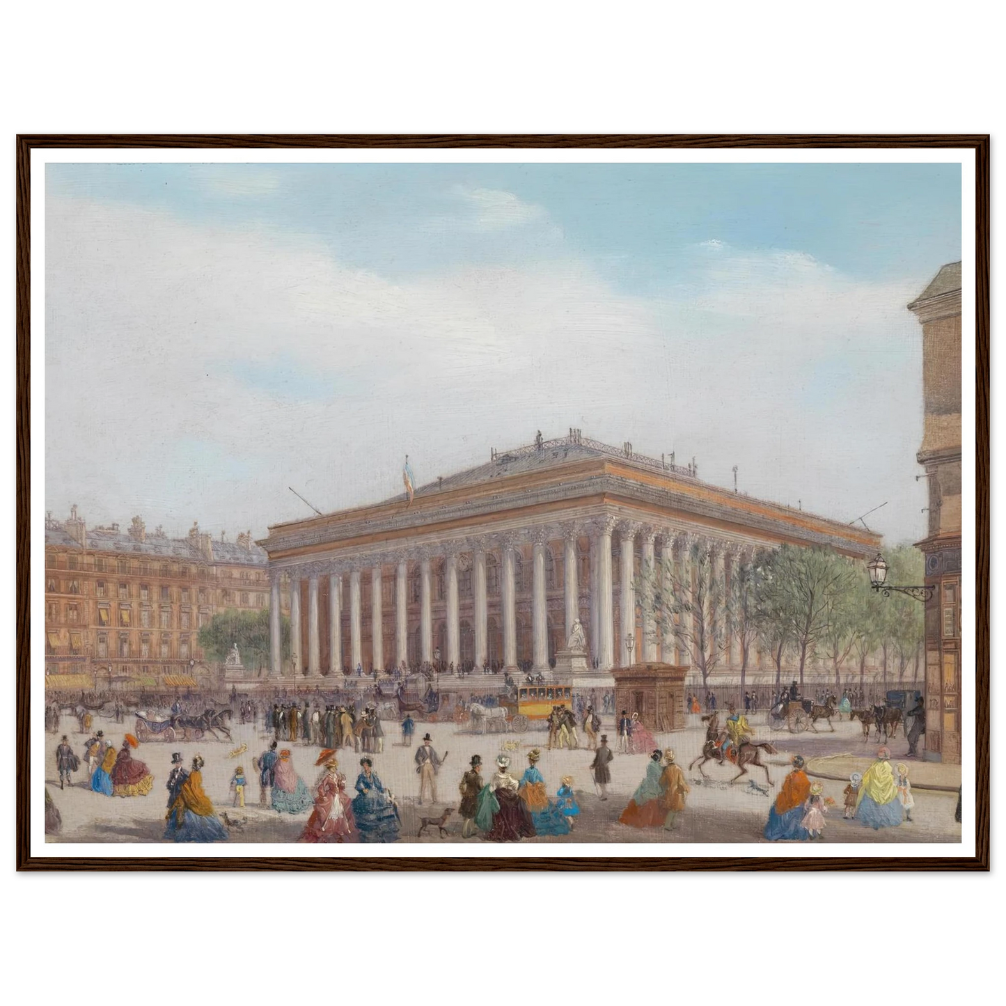Paris Bourse Art Print | Carlo Bossoli-Quipham Collections