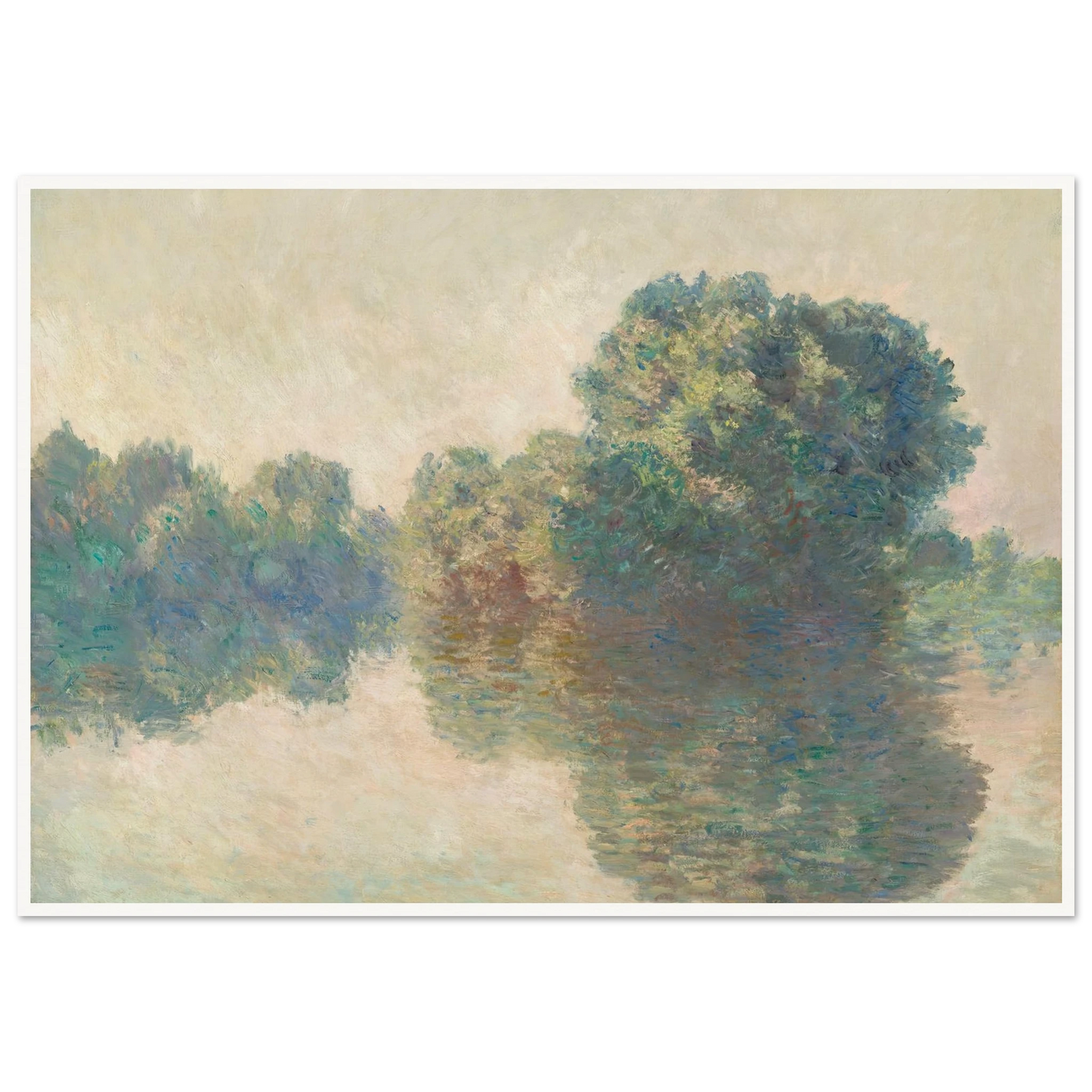 The Seine at Giverny (1897) Art Print | Claude Monet-Quipham Collections