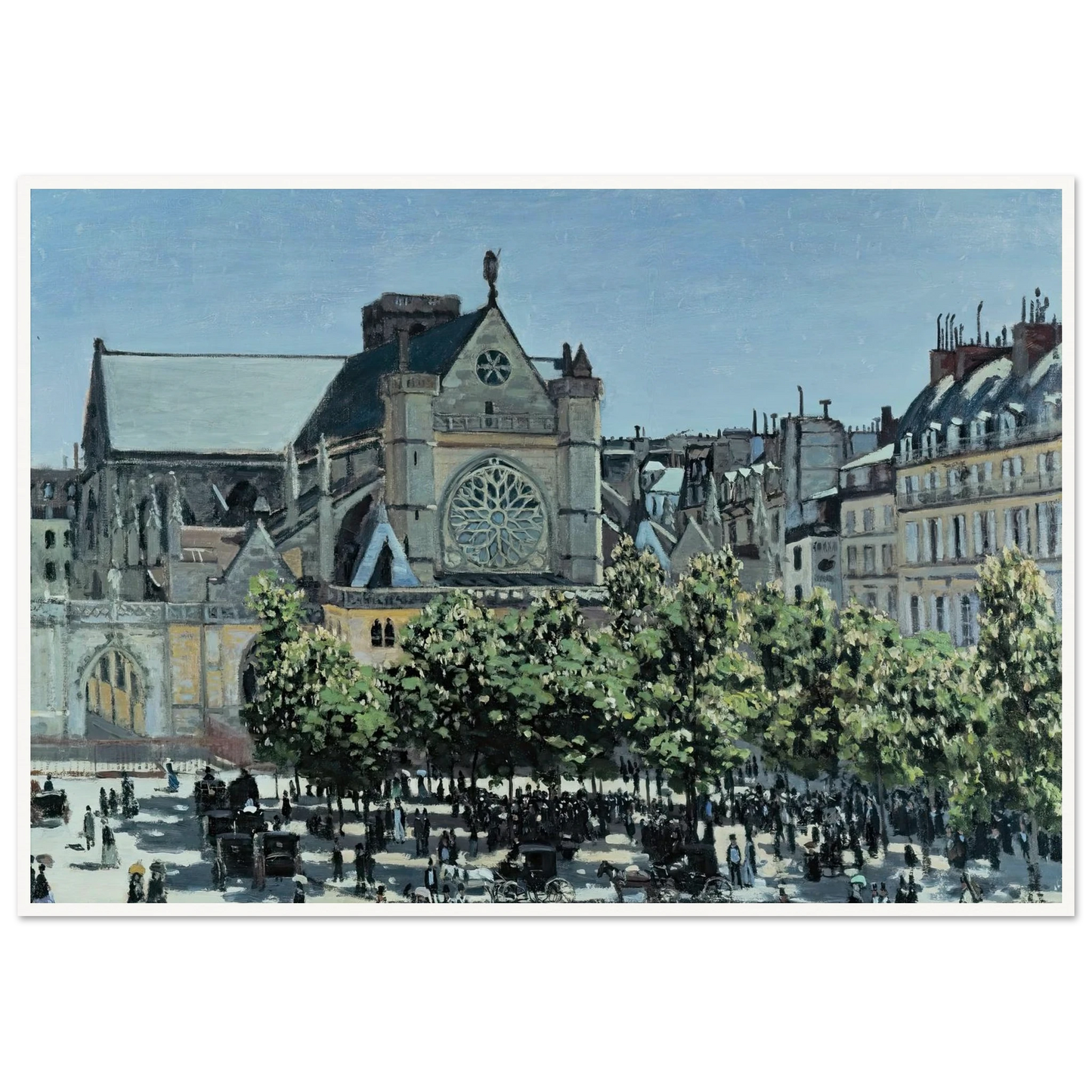 St. Germain l’Auxerrois (1867) Art Print | Claude Monet-Quipham Collections