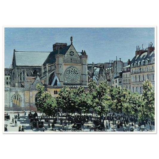 St. Germain l’Auxerrois (1867) Art Print | Claude Monet-Quipham Collections