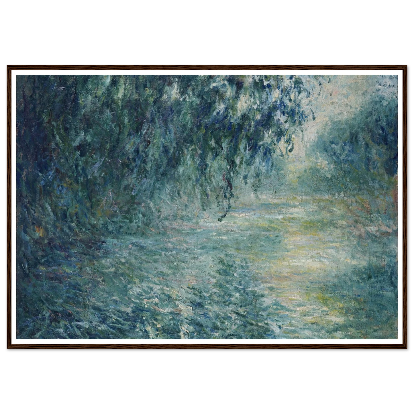 Morning on the Seine (1898) Art Print | Claude Monet-Quipham Collections