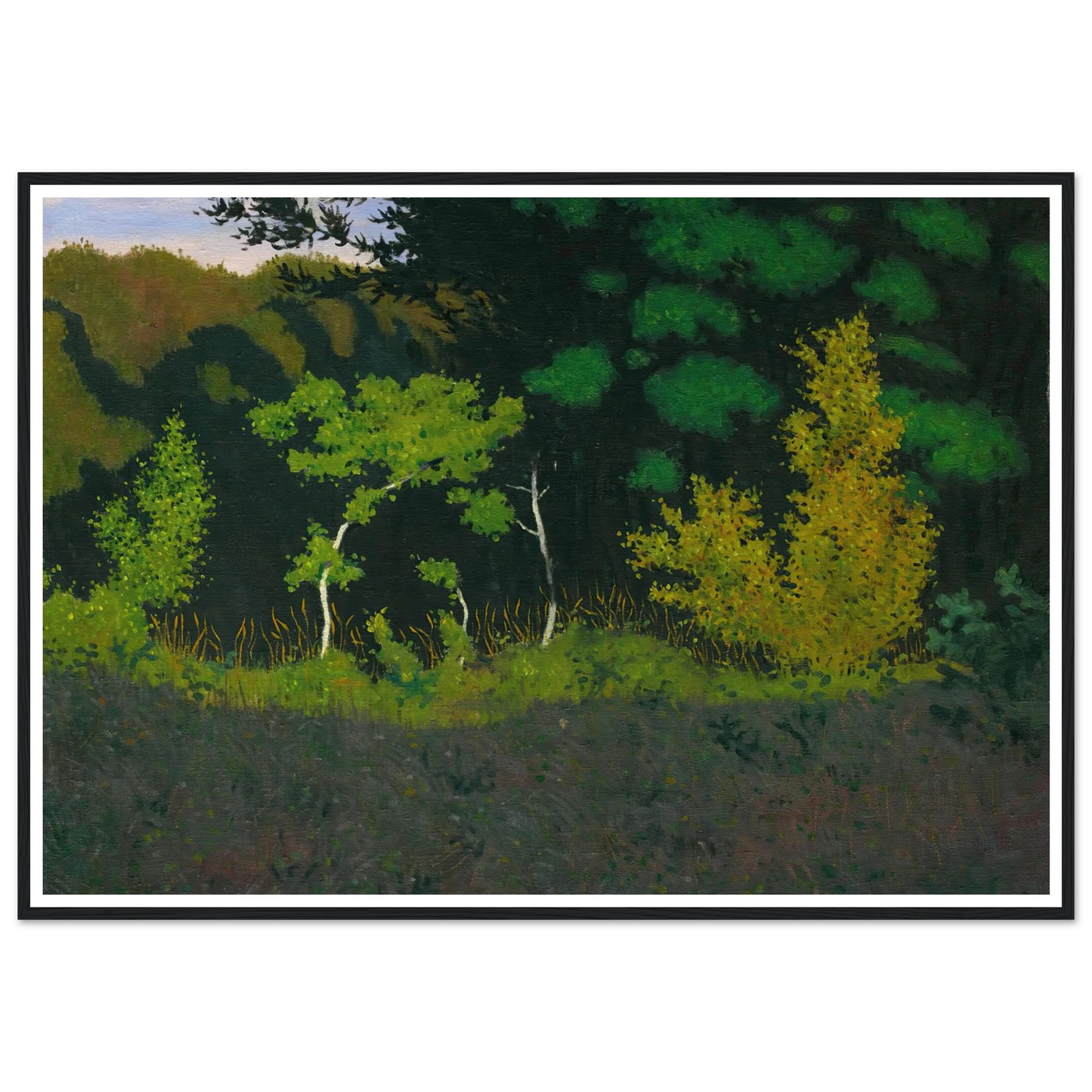 Edge Of The Wood (1920) Art Print | Felix Vallotton-Quipham Collections