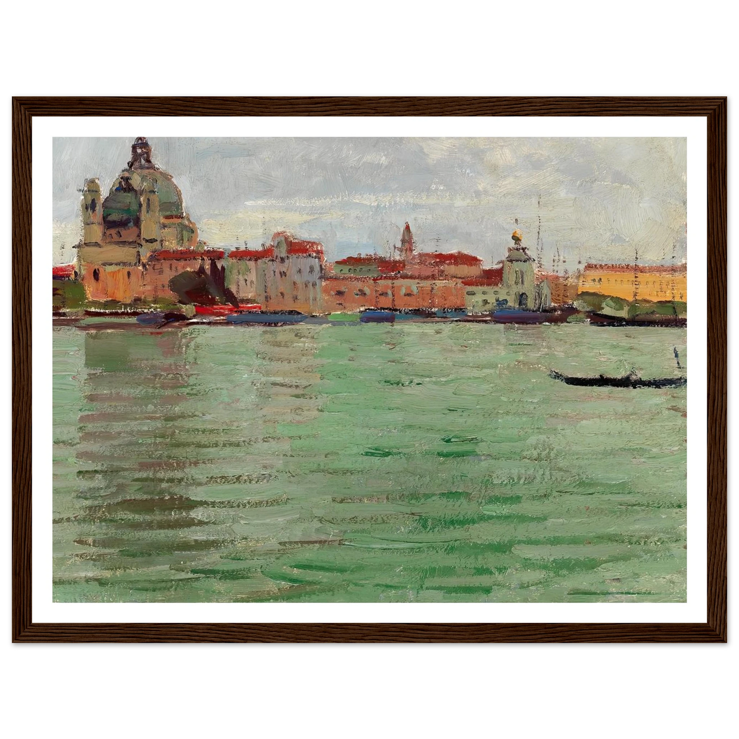 Venice, Santa Maria della Salute and Campanile di San Marco (c. 1922) Art Print | Carl Moll-Quipham Collections