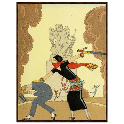 Falbalas et fanfreluches, La Colère (1925) Art Print | George Barbier-Quipham Collections