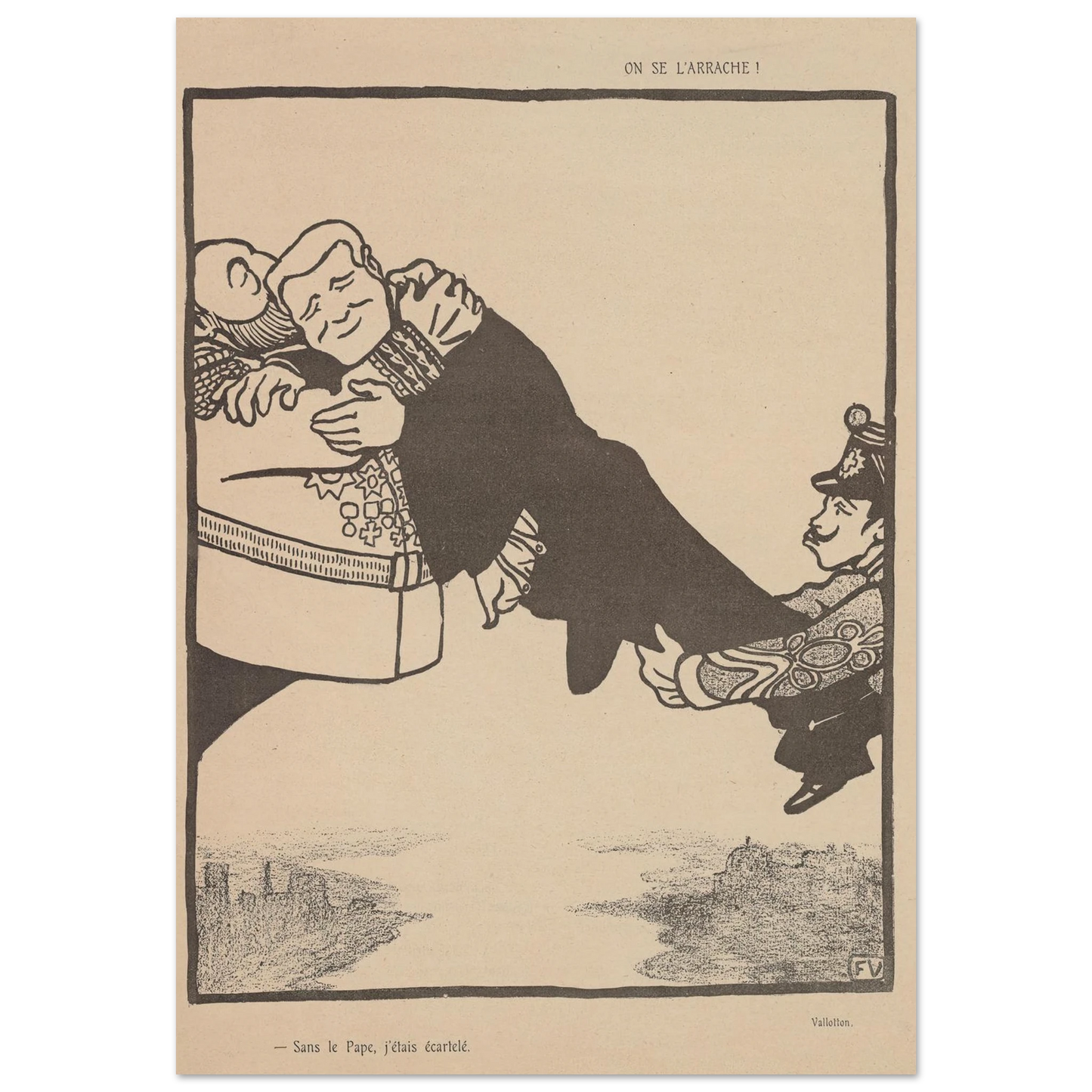 25 juillet 1903. Art Print | Felix Vallotton-Quipham Collections